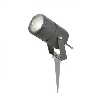 Aussenscheinwerfer Fox Grau Anthrazit 230v Led 9w 120° Ip65 3000k