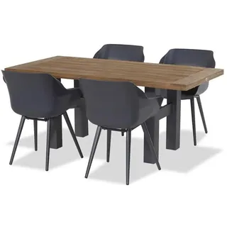 Hartman Sophie Yasmani Gartentisch 100 x 77 cm Natural Teak