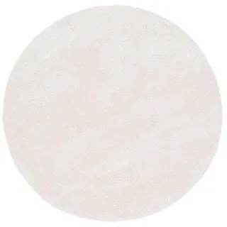 Snapstyle Feeling Mix Hochflorteppich 160 x 160 cm Beige/Weiß