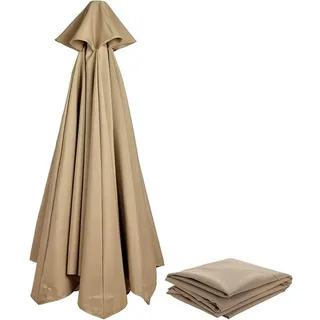 LuxusKollektion Sonnenschirm Sonnenschirm Ersatzbezug 3m 270cm 8 Streben 300 cm 6 streben Khaki beige