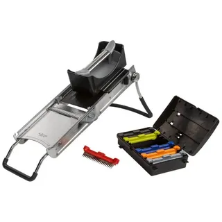 De Buyer Mandoline Revolution Master Gemüsehobel 6-tlg. Grau