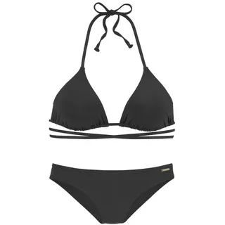 Bruno Banani Triangel-Bikini Damen Schwarz 38 Cup A/B