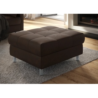 Hocker COLLECTION AB "Joseli" Gr. H/T: 45 cm x 82 cm, Microfaser Antiklederoptik, braun Polsterhocker Hocker inklusive komfortablen Federkerns