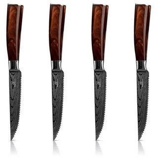 Küchenkompane Messer-Set Steak-Messerset Kasshoku - handgeschmiedete Steak Messer
