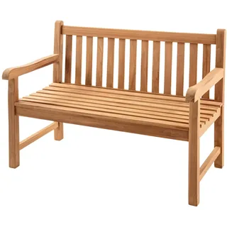 Riess Ambiente Gartenbank Empire Teak - 120x63cm - Natur - Teakholz