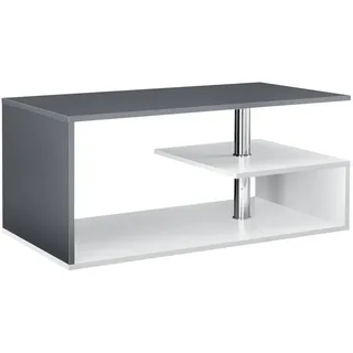 [en.casa] Couchtisch Haarlem Dunkelgrau Holzwerkstoff 41 x 50 x 90 cm