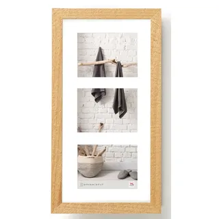 walther design Bilderrahmen Holz natur 13x18 cm 3er Set