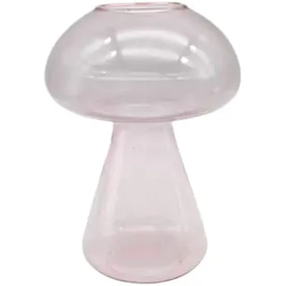 Pilzf√∂rmige Glasvase Für Pflanzen [mini-hydroponikvase] [elegante Wohndekoration] [ohne Abgerundete Ecken] (3 Farben: Rosa, Gold, Schwarz)