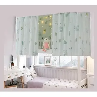 Kinder Betthimmel Kura Bett Mädchen Hochbett Bettvorhang Bettvorhang Verdunklung Studentenwohnheim Schlafzelt Staubdicht Etagenbett PrivatsphäreSchutz Bett Gardine Kinderzimmer 1.15x2m 1/2/3 Pcs