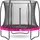 251 cm inkl. Sicherheitsnetz pink