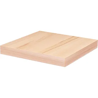 levandeo Eckregal Kernbuche 32x32cm Wandregal Holz Dekor Regal Eckboard Ablage Board Ecke