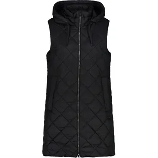 CMP Damen Weste Woman Long Vest FIX Hood nero 40