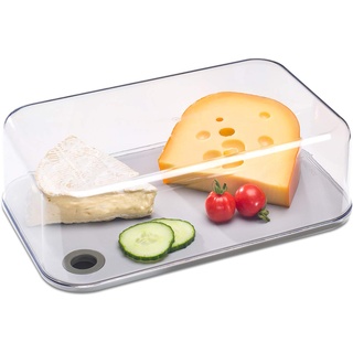 Mepal - Käseabdeckung für den Kühlschrank Modula - Aufbewahrungsbox mit Deckel - Käsescheiben und -stücke - Käseaufbewahrung mit abnehmbarem Schneidebrett - Kühlschrank & Küchenorganizer - 2800 ml