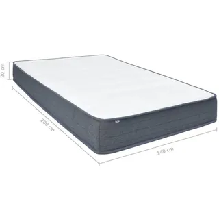 vidaXL Boxspringbett-Matratze 140 x 200 cm