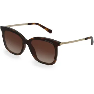 Michael Kors MK2079U ZERMATT Damen-Sonnenbrille Vollrand Quadratisch Kunststoff-Gestell, braun