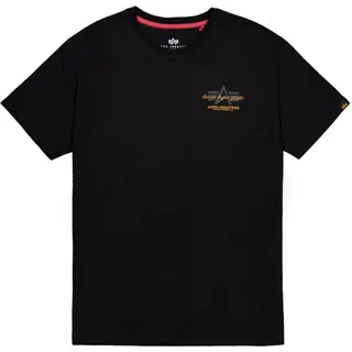 Alpha Industries Tonal Logo Print schwarz L