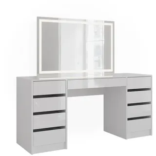 Vicco Schminktisch, Sherry, (158.20 x 50.10 x 146 cm