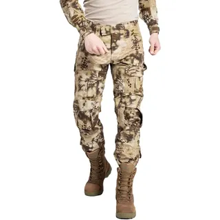 YuanDian Herren Taktisch Camouflage Hose Militär Outdoor Multi-Taschen Atmungsaktiv Wasserdicht Armee Kampf Camo Trekking Jagd Wandern Camping Cargo Arbeit Hose - 40