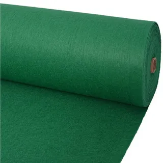 Fußmatte Messeteppich Glatt 1,2x12 m Grün, furnicato, Rechteckig grün