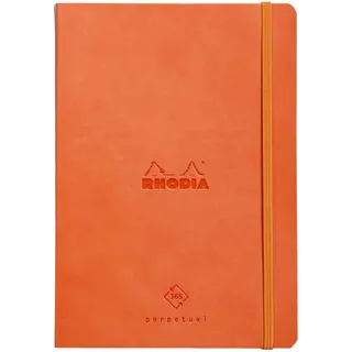 Buchkalender Bullet Journal Perpetual A5 64 Blatt 90g/qm clementine