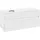 Waschbeckenunterschrank 120 x 55 cm White Matt