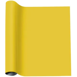 plottiX Wandtattoo-Folie gelb 31,5 cm x 1,0 m, 1 Rolle