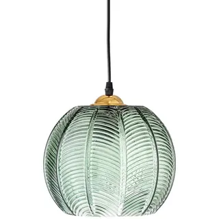 Quevia-Eletro E27 Pendelleuchte Glas 1- Flammig,Vintage Glas Pendelleuchte Grün,Hängelampe Glas,Höhenverstellbar Hängeleuchte Esstisch Küche, Esszimmer, Wohnzimmer, Korridor Deckenleuchte Φ15cm