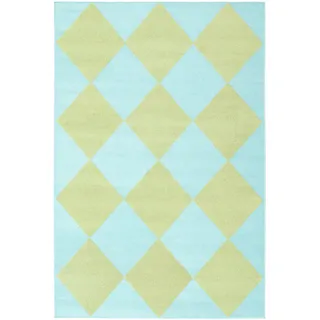 Puzzle Teppich - Grün / Türkis 200x300