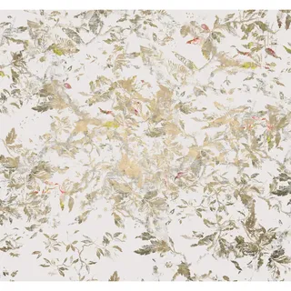 KOMAR Fototapete Golden Feathers 400 x 280 cm