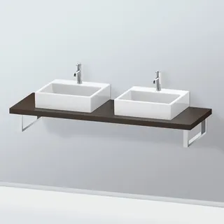 Duravit L-Cube Konsolenplatte, 2 Ausschnitte, LC103C06969#140,