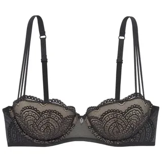 LASCANA Balconette-BH Damen schwarz Gr.75C