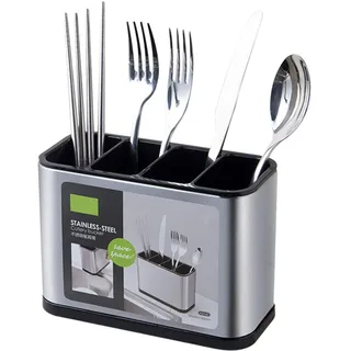 Besteckkorb Utensilien Halter Edelstahl Besteckhalter Besteckköcher Besteckständer Küchenutensilienhalter Besteck Aufbewahrung Für Küche Essstäbchen Gabel Löffel