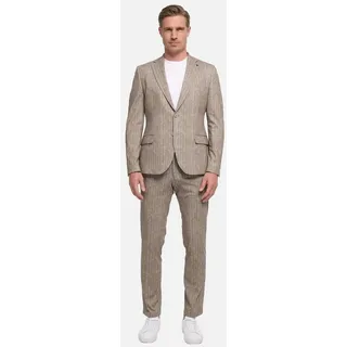 ZUITABLE Anzug Jersey Anzug Slim Fit, Dk. Beige 261649, Dk. Beige beige 56