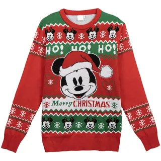 CERDÁ LIFE'S LITTLE MOMENTS Unisex Kinder Jersey Navideño Mickey O Minnie para Niños Y Adultos Suéter Navidad Disney Pullover - XS