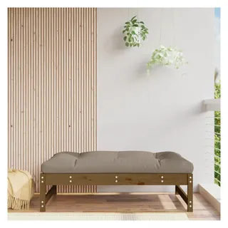 vidaXL Gartenhocker 120 x 80 x 45 cm honigbraun
