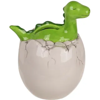 Spardose mit Schloss Dino aus dem Ei,