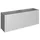 2x0,5 201 x 53 x 77 cm silber-metallic