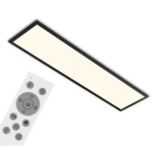 Briloner LED Panel 24W 100x25x6,6 cm schwarz