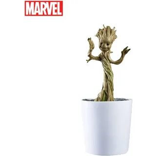 1 Stück Marvel Groot Spardose Offiziell lizenziert 3D PVC Niedliche wasserdichte bruchsichere Figur Münzbox Sparbüchse Heimdekoration Sammlerstück Schreibtisch-Organizer Sparglas Geschenk