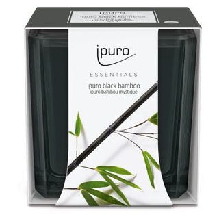 ipuro Duftkerzen Essentials black bamboo, im Glas, 125g