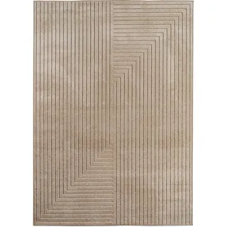 KADIMA DESIGN ENGADIN Kurzflorteppich 160 x 230 cm Beige