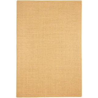 Snapstyle Sisal Natur Teppich Klassisch Webteppich 100 x 100 cm Nussbaum