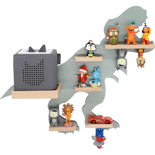 BOARTI Kinderregal Dinosaurier grün