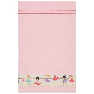 Feiler Handtücher Ballerina Border rosa, Handtuch 50x80 cm