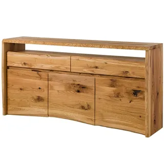 Massivmoebel24 Sideboard Wildeiche 191x45x96 natur geölt PURE OAK #102