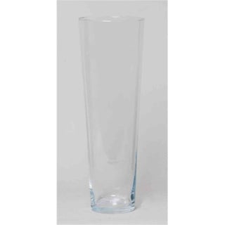 INNA-Glas Bodenvase Anna, Konisch - Rund, klar, 50cm, Ø 17cm - XXL Vase - Zylindervase