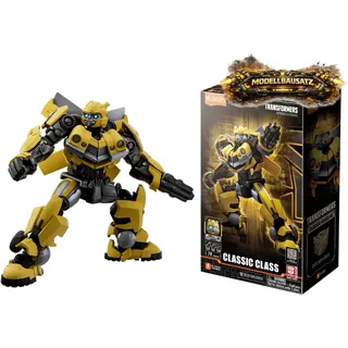 BLOKEES – Transformers Bumblebee Classic Class Bumblebee 02 Rise of the Beasts, Modellbausatz für Kinder ab 12 Jahren, bewegliche Figur mit 20 Gelenken, Stecksystem ohne Kleber, Sammelfigur