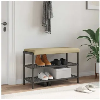 vidaXL Bankkissen Cord 35 x 0 cm Grau/Grün