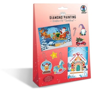 URSUS Kinder-Bastelsets Diamond Painting Creative Set, Christmas