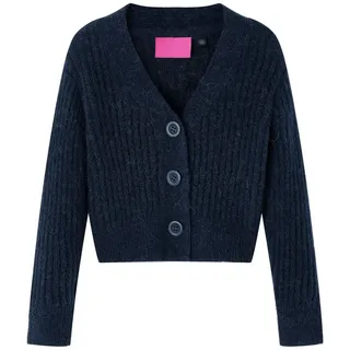 vidaXL Kinder-Strickjacke Marineblau 116